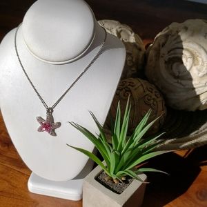 EUC| Pink Starfish Necklace by Cookie Lee